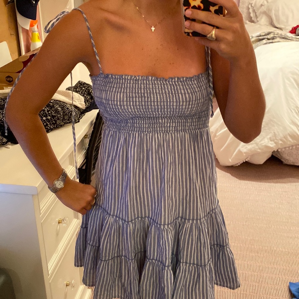 Blue life dress